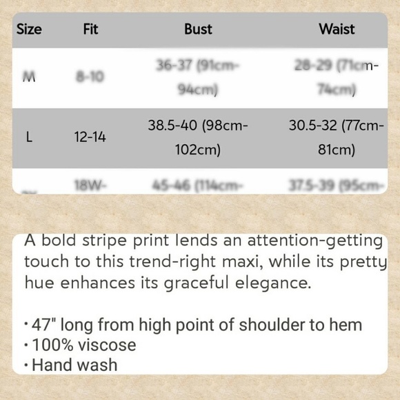 Coral-striped Pom Maxi Dress - Picture 2 of 2